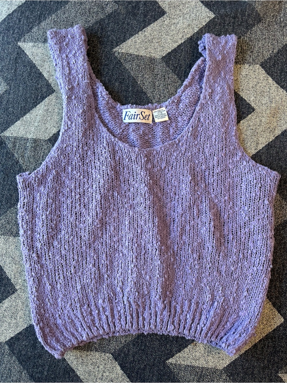 Lavender Knit Tank Top